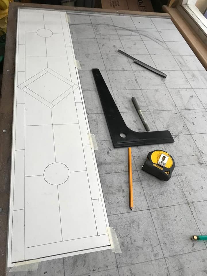 From setting out an original design to the finished product.